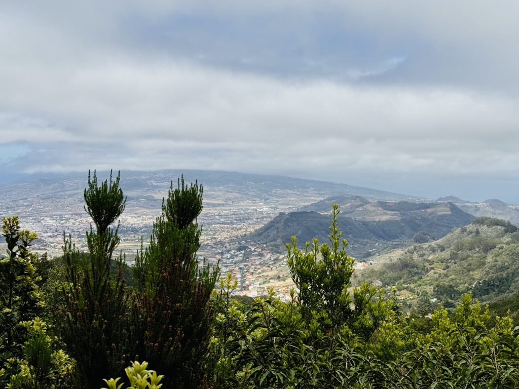 View of La Laguna from Anaga