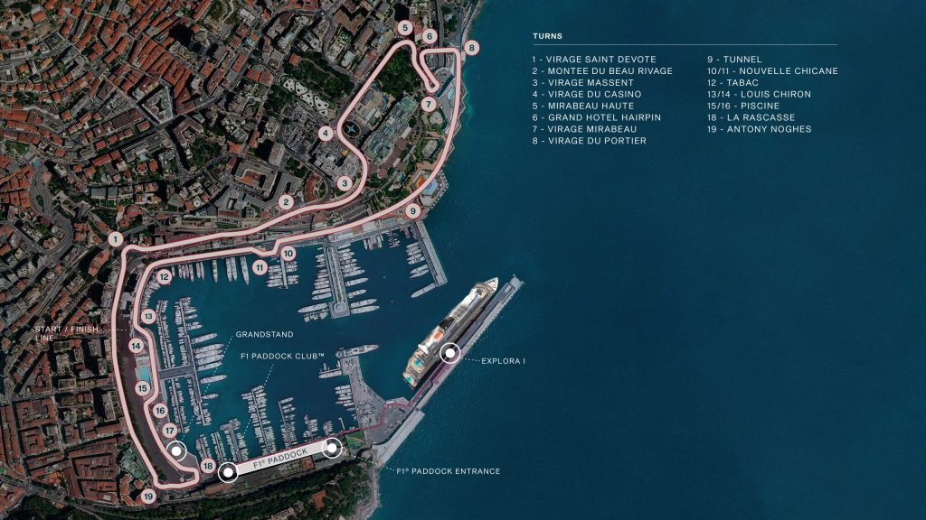Monaco Grand Prix - Map