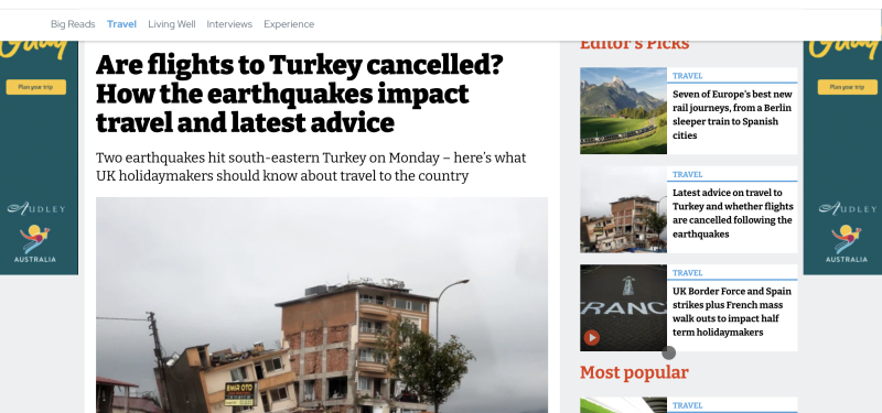 Turkey Earthquake