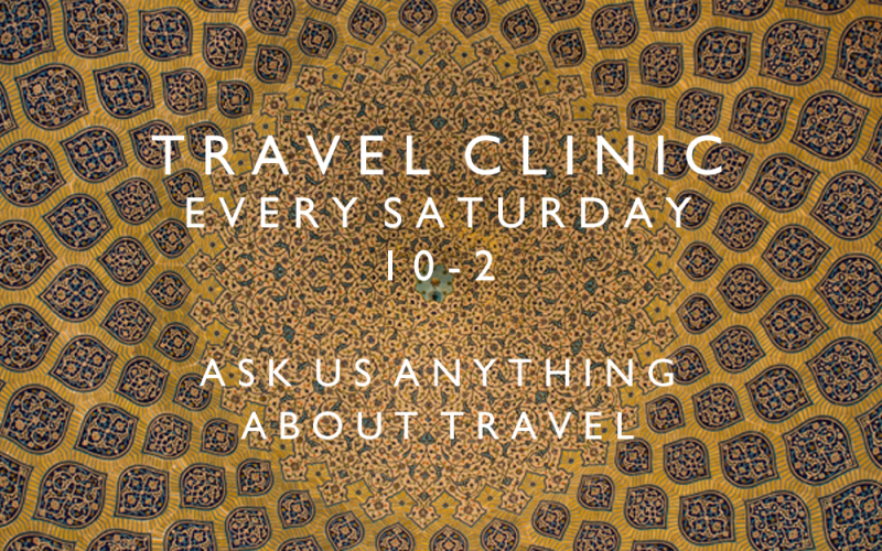 Travel Clinic - Every Saturday from 10am to 2pm